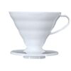 HARIO COFFEE DRIPPER V60 02 WHITE PLASTIC
